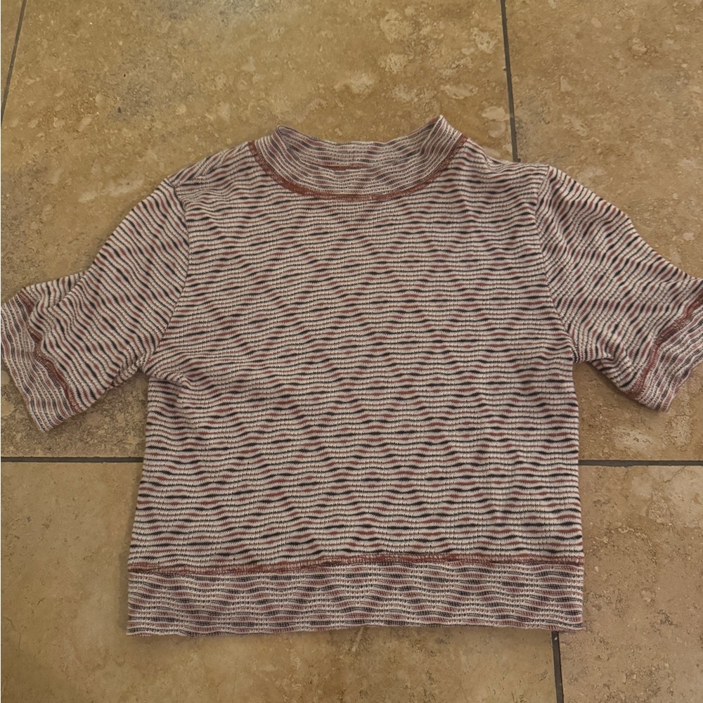 Free People Striped Knit Women's Top
